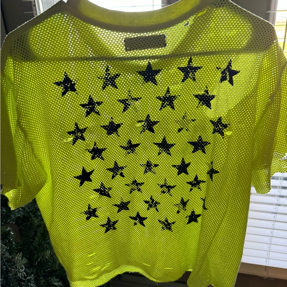 Women’s distressed crop top tee shirt - Picture 6 of 6